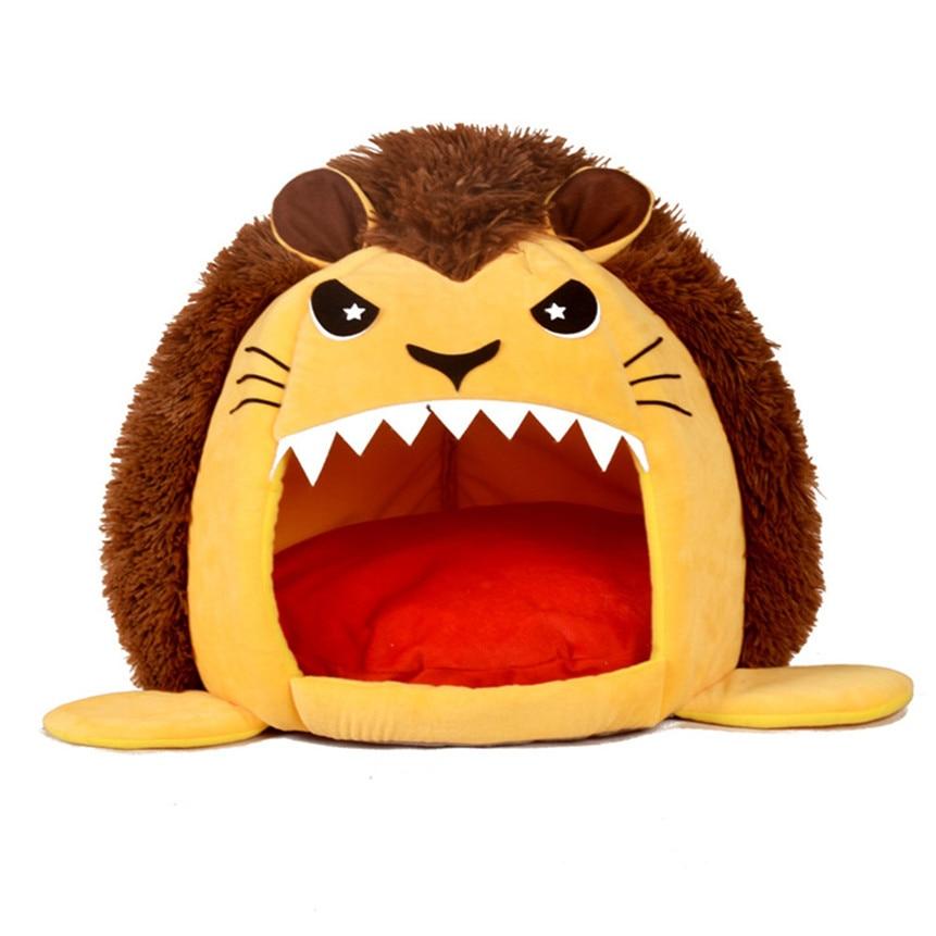 TAILUP Lovely Pet Bed Soft Plush Winter Warm Nest Pet Cat Small Dog Puppy Kennel Bed Sleeping Cave Pet Product Supplies 1023#& - RAPBLUE