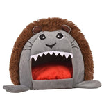 TAILUP Lovely Pet Bed Soft Plush Winter Warm Nest Pet Cat Small Dog Puppy Kennel Bed Sleeping Cave Pet Product Supplies 1023#& - RAPBLUE