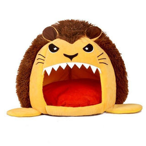 TAILUP Lovely Pet Bed Soft Plush Winter Warm Nest Pet Cat Small Dog Puppy Kennel Bed Sleeping Cave Pet Product Supplies 1023#& - RAPBLUE