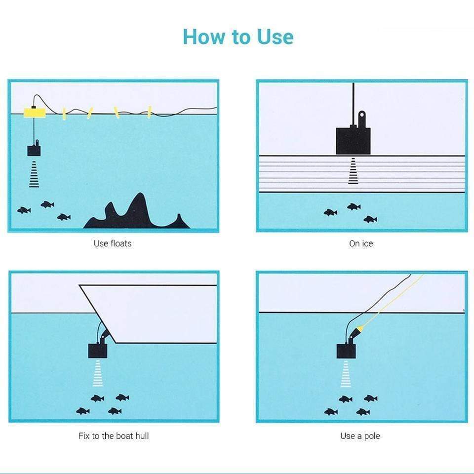 Portable Sonar Fish Finder - Wireless Fish Finder - RAPBLUE