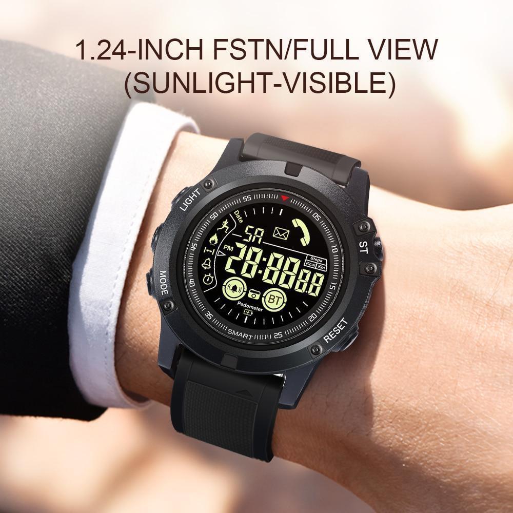 New Professional Sport Smart Watch Men IP68 Waterproof 1.24 Inch Display Smartwatch For Android IOS - RAPBLUE