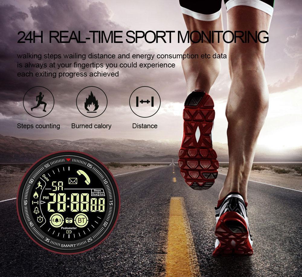 New Professional Sport Smart Watch Men IP68 Waterproof 1.24 Inch Display Smartwatch For Android IOS - RAPBLUE