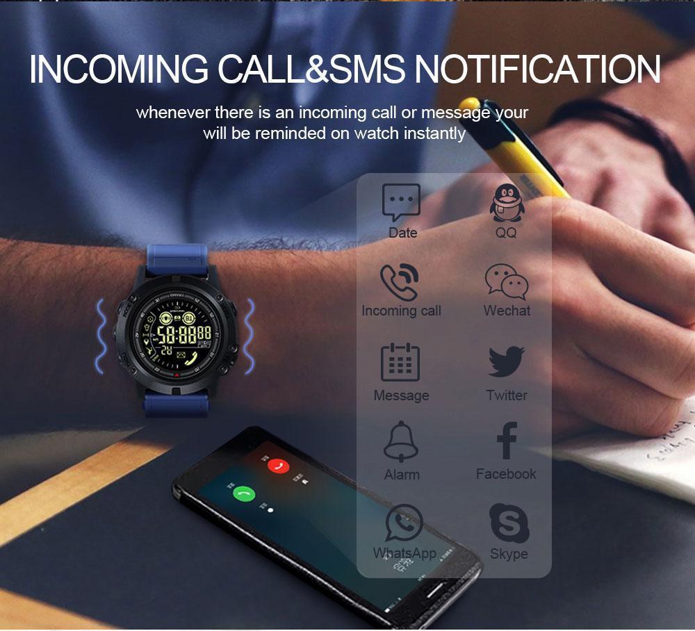 New Professional Sport Smart Watch Men IP68 Waterproof 1.24 Inch Display Smartwatch For Android IOS - RAPBLUE