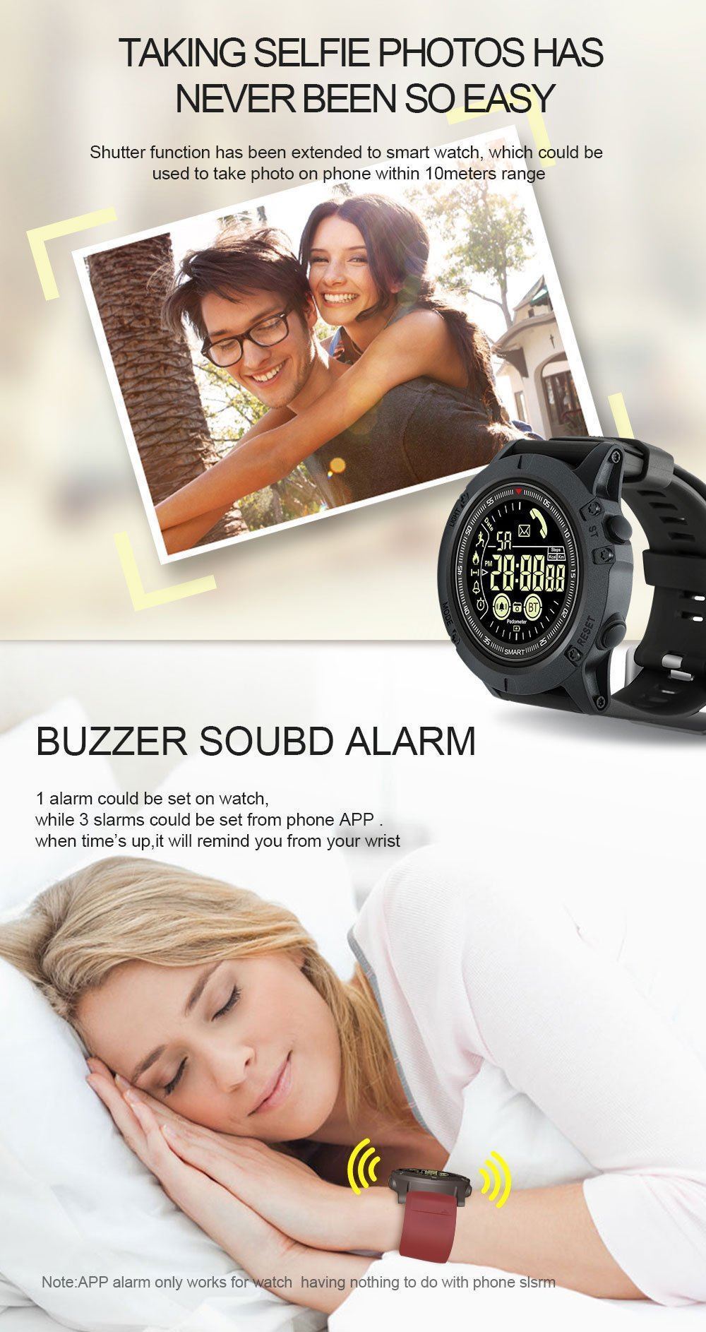 New Professional Sport Smart Watch Men IP68 Waterproof 1.24 Inch Display Smartwatch For Android IOS - RAPBLUE