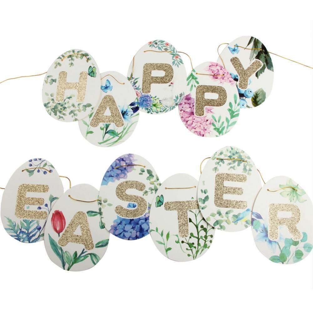 Easter Egg Banner Decoration - RAPBLUE