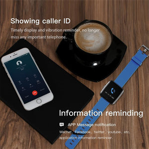 New Long Standby Time Smart Watch Blood Pressure Oxygen Smartwatch Waterproof Heart Rate Monitor for IOS Android - RAPBLUE