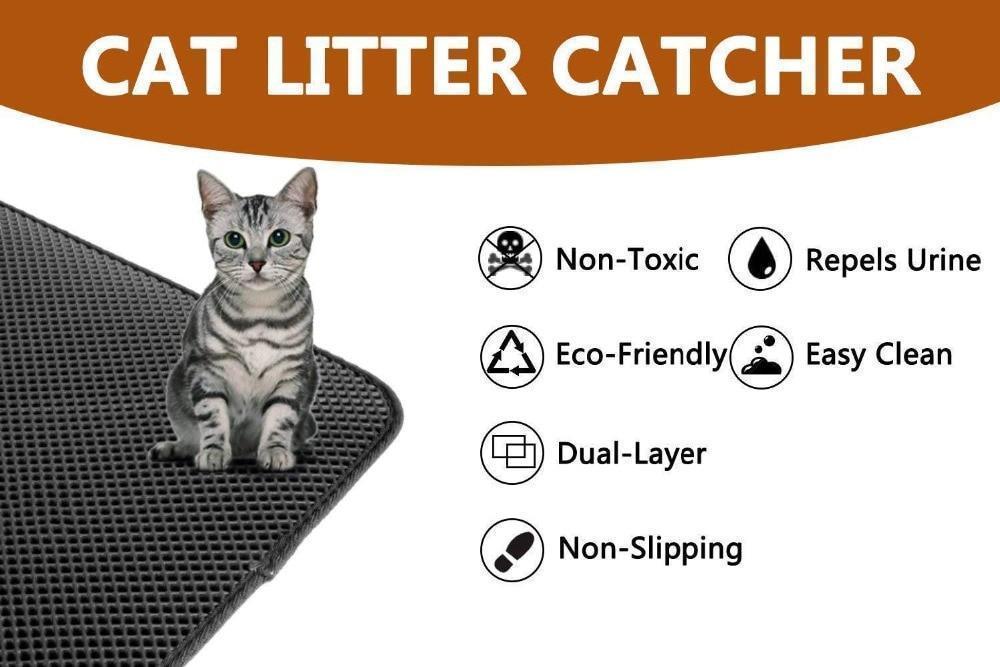 New Double Layer Larger Size Cat Litter Mat - RAPBLUE