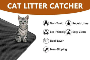 New Double Layer Larger Size Cat Litter Mat - RAPBLUE