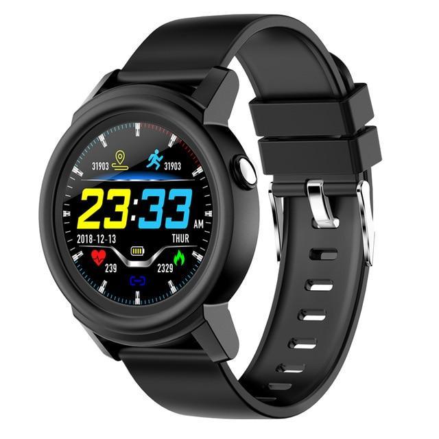 Full HD IPS Circular Screen Band Heart Rate Monitor Sport Mode Fitness Tracker Smart Watch - RAPBLUE