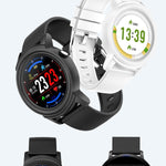 Full HD IPS Circular Screen Band Heart Rate Monitor Sport Mode Fitness Tracker Smart Watch - RAPBLUE