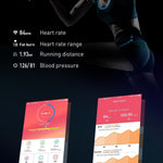 New Leather Band Smart Watch With Heart Rate Sleep Monitor Fitness Tracker Blood Pressure Smartwatch For iPhone Android - RAPBLUE