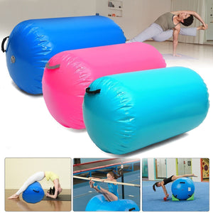 AirTrack Air Roll Cylinder Tumbling Track Gymnastics Exercise Blue - RAPBLUE