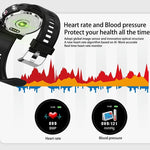 New Smart Watch 1.3'' IP68 Waterproof Bluetooth 4.2 Smartwatch Heart Rate Monitoring Compass Sport Watch For Android iOS - RAPBLUE