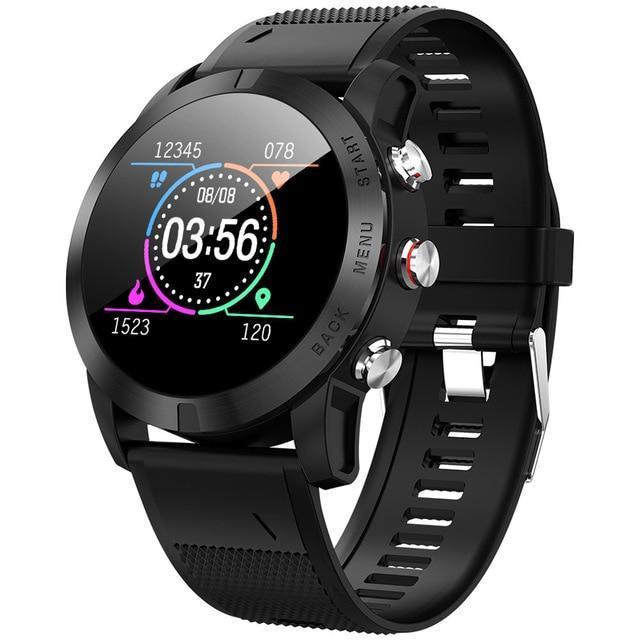 New Smart Watch 1.3'' IP68 Waterproof Bluetooth 4.2 Smartwatch Heart Rate Monitoring Compass Sport Watch For Android iOS - RAPBLUE