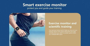 New Metallic Bluetooth Waterproof Wristband Sport Heart Rate Monitor Smartwatch For Android IOS - RAPBLUE