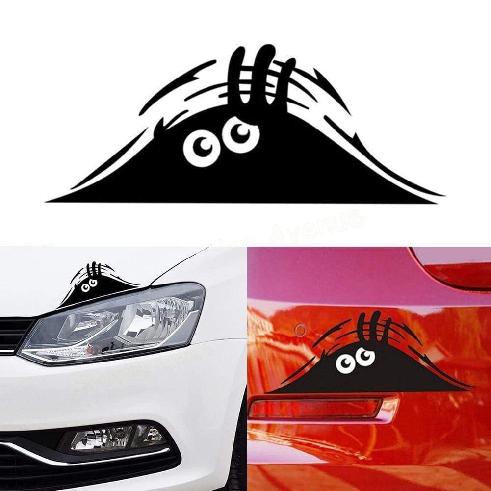 Peeking Monster Car Sticker - RAPBLUE