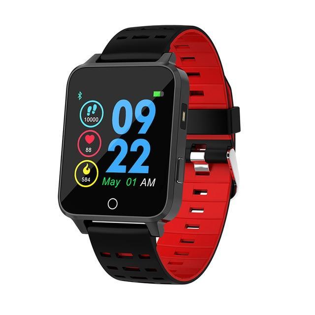 New IP68 Waterproof Android Smart Watch Bluetooth Wristband Heart Rate Pedometer Smartwatch For iPhone Android - RAPBLUE