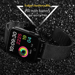 New IP68 Waterproof Android Smart Watch Bluetooth Wristband Heart Rate Pedometer Smartwatch For iPhone Android - RAPBLUE