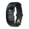 Blood Pressure Smart Band Heart Rate Bracelet Fitness Tracker Watch Intelligent Wristband - RAPBLUE