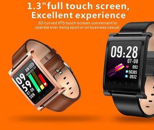 New Bluetooth Smart Watch Smart Bracelet 1.3'' IP68 Waterproof Heart Rate Monitor Smartwatch for Android iPhone - RAPBLUE