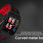 New IPS Large Screen Multi-Sport Fitness Smart Watch Activity Tracker Heart Rate Blood Pressure Wristband For iOS Android - RAPBLUE