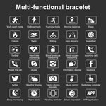 New IPS Large Screen Multi-Sport Fitness Smart Watch Activity Tracker Heart Rate Blood Pressure Wristband For iOS Android - RAPBLUE