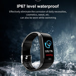 Heart Rate Smart watch Monitor IP67 Wrist Watch Fitness Bracelet Tracker Pedometer For iPhone Androids - RAPBLUE