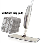 360 Degree Spray Floor Mop with Reusable Microfiber Pads - RAPBLUE