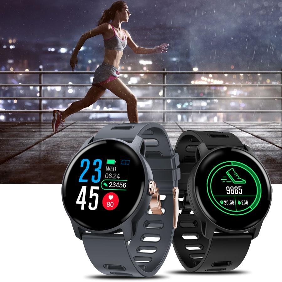 Bluetooth Sport Smart Watch IP68 waterproof Clock Fitness Tracker Heart Rate Monitor Smartwatch for IOS Android - RAPBLUE