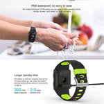 New Sport Smart Watch GPS IP68 Waterproof Heart Rate Monitoring Full Touch Screen Smartwatch For iPhone Android - RAPBLUE