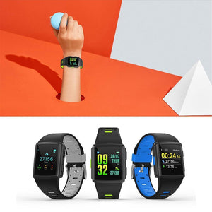 New Sport Smart Watch GPS IP68 Waterproof Heart Rate Monitoring Full Touch Screen Smartwatch For iPhone Android - RAPBLUE