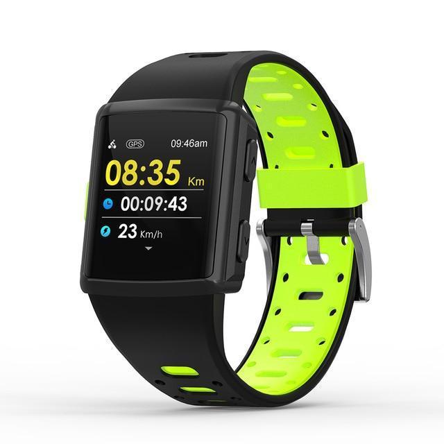 New Sport Smart Watch GPS IP68 Waterproof Heart Rate Monitoring Full Touch Screen Smartwatch For iPhone Android - RAPBLUE