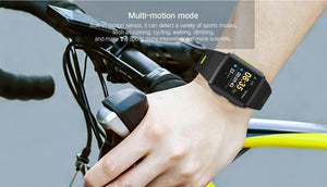 New Sport Smart Watch GPS IP68 Waterproof Heart Rate Monitoring Full Touch Screen Smartwatch For iPhone Android - RAPBLUE