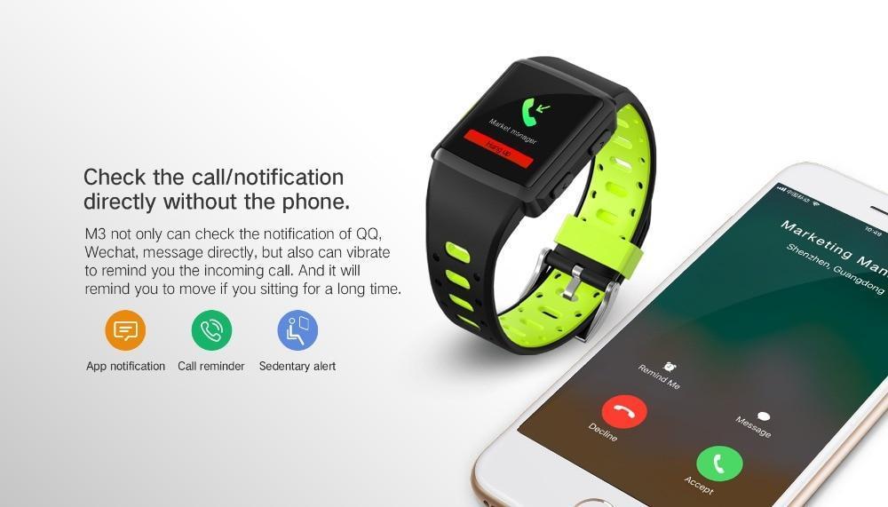 New Sport Smart Watch GPS IP68 Waterproof Heart Rate Monitoring Full Touch Screen Smartwatch For iPhone Android - RAPBLUE