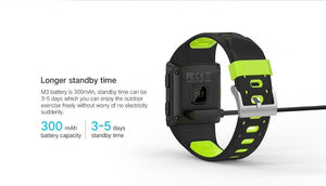 New Sport Smart Watch GPS IP68 Waterproof Heart Rate Monitoring Full Touch Screen Smartwatch For iPhone Android - RAPBLUE