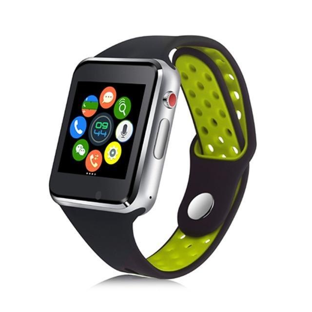 New Bluetooth Smart Watch With Camera Facebook Whatsapp Twitter Sync SMS Smartwatch For iPhone Android - RAPBLUE