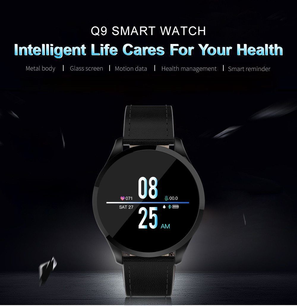 New Waterproof Fitness Tracker Smart Watch Heart Rate Blood Pressure Monitor Smartwatch For iPhone Android - RAPBLUE