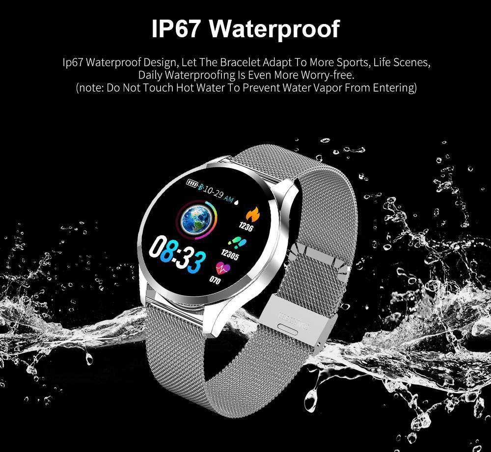 New Waterproof Fitness Tracker Smart Watch Heart Rate Blood Pressure Monitor Smartwatch For iPhone Android - RAPBLUE