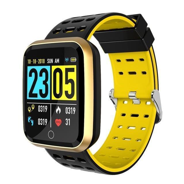 IPS Big Screen Smartwatch Heart Rate Blood Pressure Monitor Fitness Tracker Smartwatch For iPhone Android - RAPBLUE