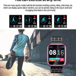 IPS Big Screen Smartwatch Heart Rate Blood Pressure Monitor Fitness Tracker Smartwatch For iPhone Android - RAPBLUE