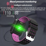 IPS Big Screen Smartwatch Heart Rate Blood Pressure Monitor Fitness Tracker Smartwatch For iPhone Android - RAPBLUE