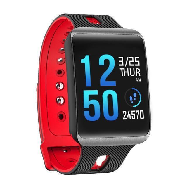 Heart Rate Blood Pressure Monitoring Touch Screen Smart Bracelet Fitness Tracker Smartwatch For iPhone Android - RAPBLUE