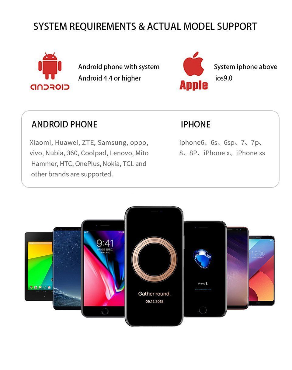 New Smart Bracelet IP68 Waterproof Blood Pressure Blood Oxygen Monitor Fitness Smartwatch For iPhones Android - RAPBLUE