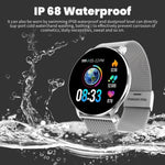 New Smart Watch Waterproof Smartwatch Heart Rate Monitor Fitness Tracker For iPhones Android - RAPBLUE