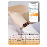 New Smart Watch Women IP67 Waterproof Heart Rate Monitor Metal Strap Fitness Bracelet For Android IOS Phones - RAPBLUE