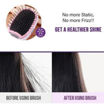 Ionic Electric Styling Frizz Free Hairbrush - RAPBLUE