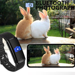 IP67 Waterproof Smart Band Remote Control Blood Pressure Heart Rate Monitor Smart Bracelet For iPhone Android - RAPBLUE