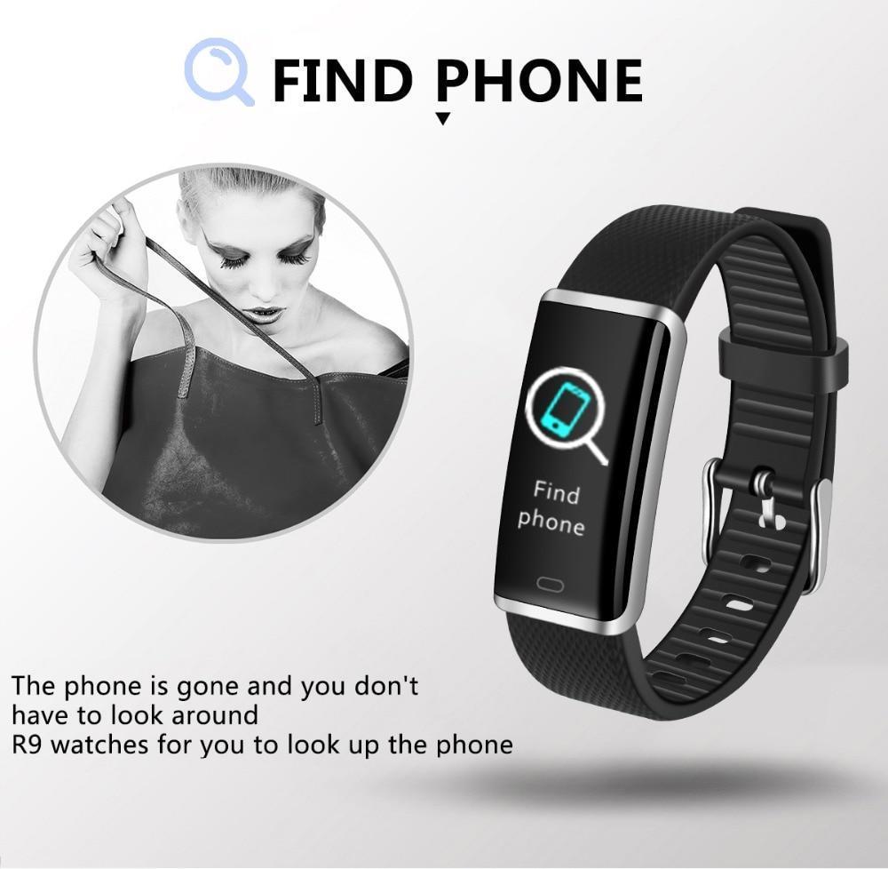 IP67 Waterproof Smart Band Remote Control Blood Pressure Heart Rate Monitor Smart Bracelet For iPhone Android - RAPBLUE