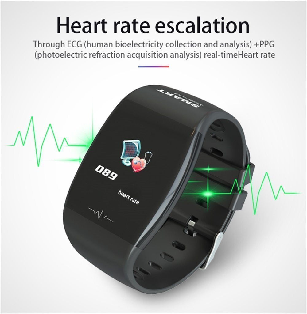 New Smart Watch Heart Rate Blood Pressure Monitor IP67 Waterproof Steps Calories Counter Sports Smartwatch - RAPBLUE
