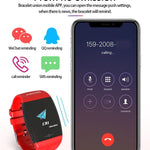 New Smart Watch Heart Rate Blood Pressure Monitor IP67 Waterproof Steps Calories Counter Sports Smartwatch - RAPBLUE